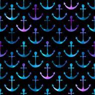 anchor seamless background Retro pattern of geometric shapes N2