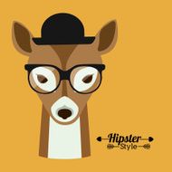 Animal hipster design N6