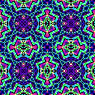 Color Abstract Retro Zigzag Vector Background N14