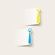 realistic design element tie N25