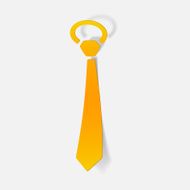 realistic design element tie N26