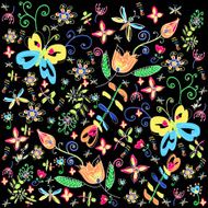 Flower decorative background