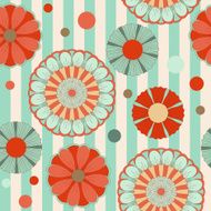 Spring pastel floral saemless pattern