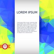 Abstract Colorful Triangles Background Vector N212