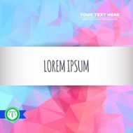 Abstract Colorful Triangles Background Vector N216