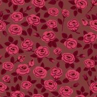 Seamless pattern of roses N2
