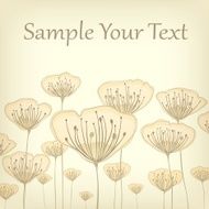 Stylized pastel card N2