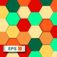 Colourful modern geometrical abstract background