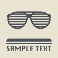 Sunglasses icon or sign