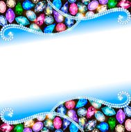 Background with precious stones N7