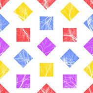 Abstract Colorful Squares Seamless Pattern Vector N2