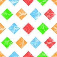 Abstract Colorful Squares Seamless Pattern Vector N3