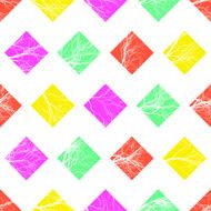 Abstract Colorful Squares Seamless Pattern Vector N4