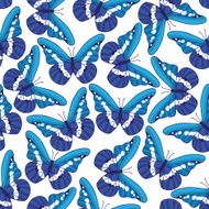 seamless pattern with butterflies N51