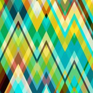 Color Abstract Zigzag Vector Background N2
