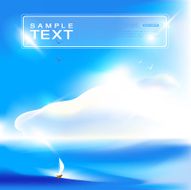 Landscape Blue sky background N4