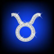 Zodiac Taurus sign icon