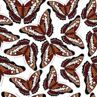 seamless pattern with butterflies N52