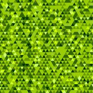 Abstract green mosaic background