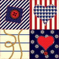 pattern in nautical style