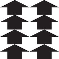 Arrow seamless pattern variant black-and-white easy use in