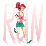 Girl Running N15