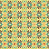 Graphic seamless colorful pattern Flat style N4
