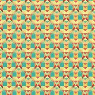 Graphic seamless colorful pattern Flat style N5