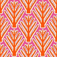 Ikat vector ethnic pattern with Kazakh motifs N2