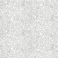 Endless black and white labyrinth background