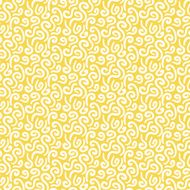 Curly white and yellow hand drawn background