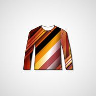 Abstract illustration on sweater N154