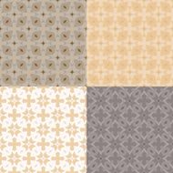Pattern with bold geometric shapes in 1970s style N4