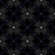 dark victorian floor cerimic tiled pattern