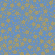 Seamless pattern of a little blue flowers N2