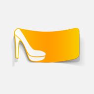 realistic design element shoe N30