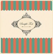 Vintage Background with Frame