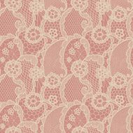 Lace seamless pattern with flowers N157