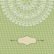 Vintage card design for greeting card invitation menu N8