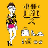 Hipster girl N19