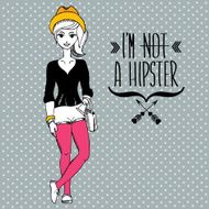 Hipster girl N25