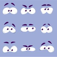Just eyes vector N2