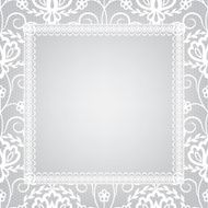 lace floral frame N8
