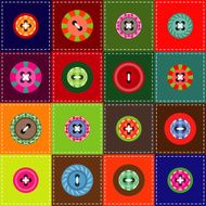 Button in different colors