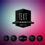 geometric background made of triangles N103
