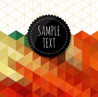 geometric background made of triangles N106