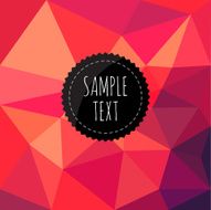 geometric background made of triangles N110