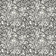 Seamless pattern with bright outline hand drawn abstract geomet N2