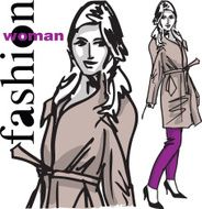 Fashion woman illustration N3