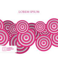 Abstract Seamless Circles Pattern Vector N16